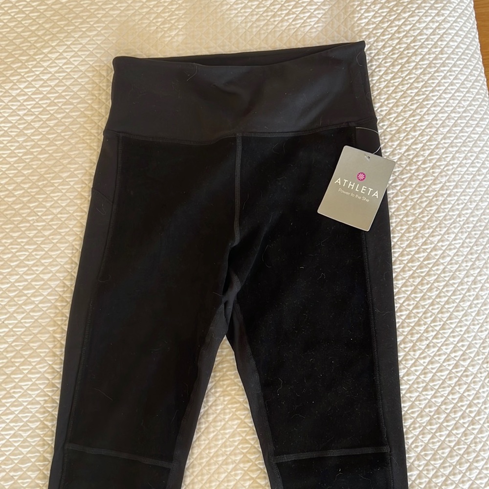 Athleta Suede High Rise Legging